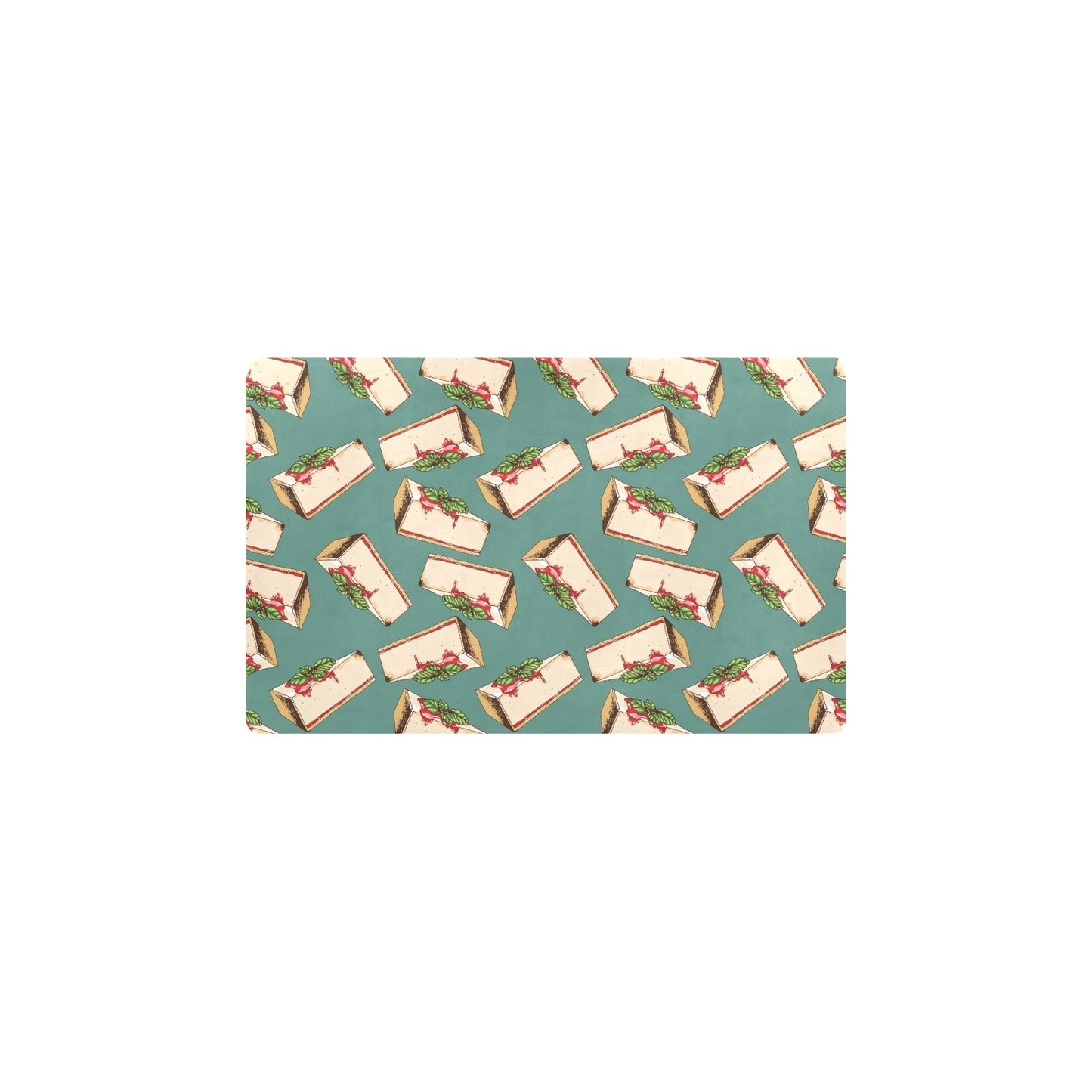 Cheesecake Pattern Print Design CK02 Kitchen Mat