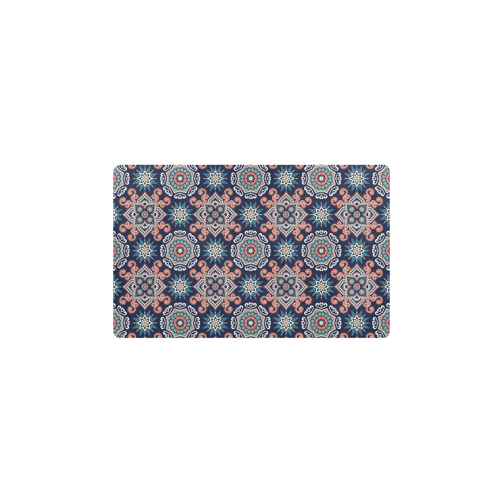 Bohemian Pattern Print Design 02 Kitchen Mat