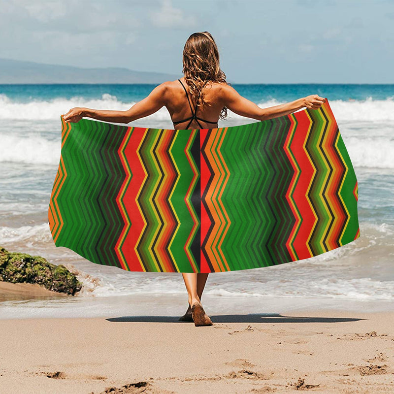 Serape Print Design LKS306 Beach Towel 32" x 71"