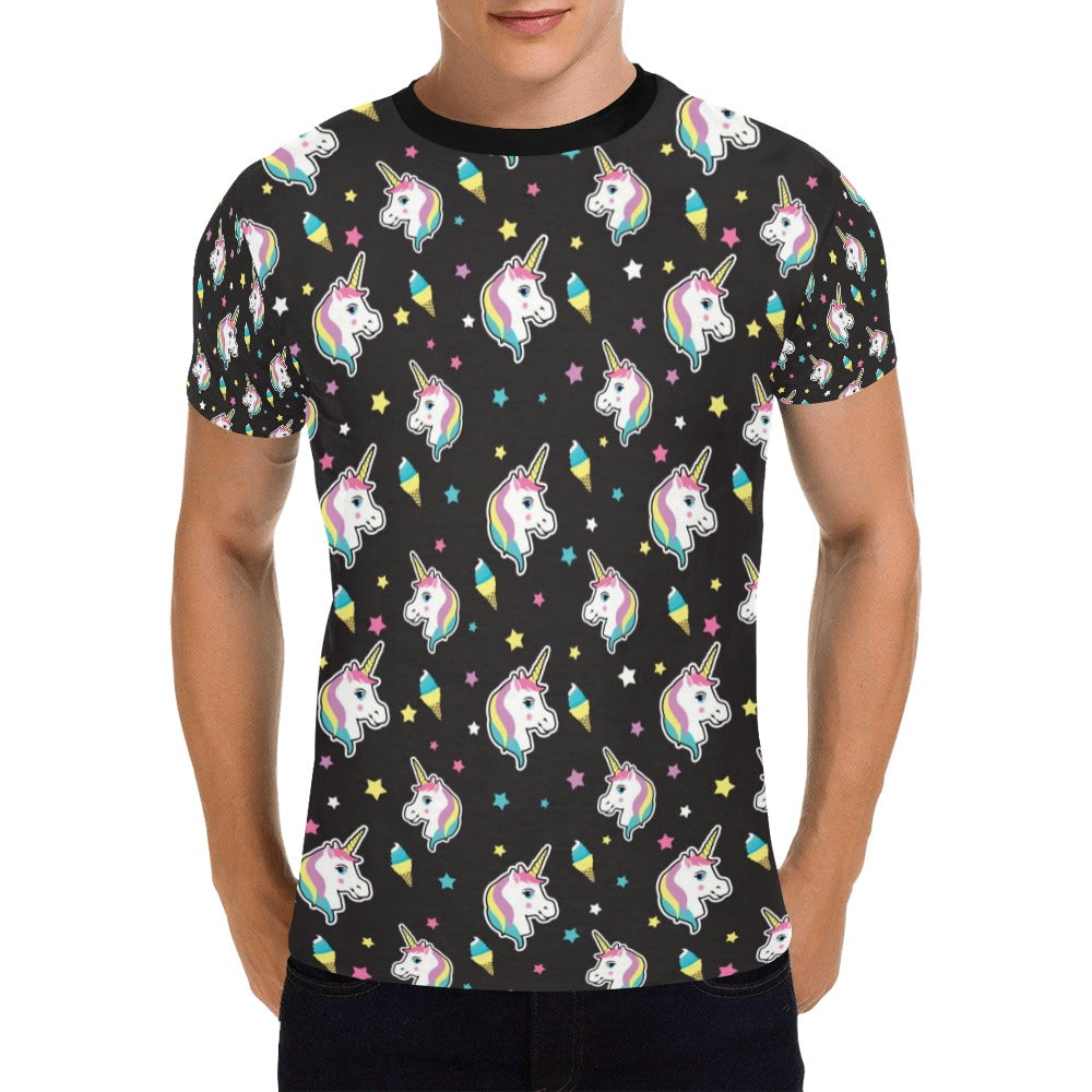 Unicorn Print Design LKS302 Men's All Over Print T-shirt