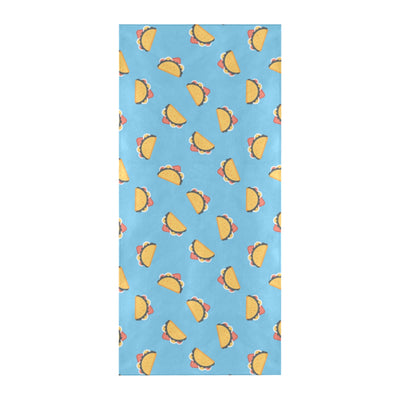 Taco Print Design LKS301 Beach Towel 32" x 71"