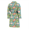 Beach Scene Pattern Print Design 02 Men Bathrobe-JORJUNE.COM