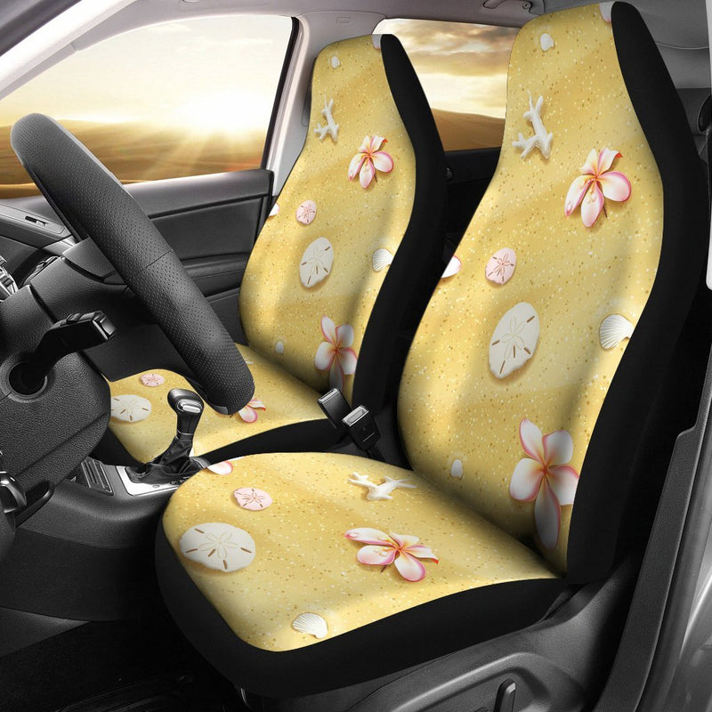 Beach Theme Print Universal Fit Car Seat Covers