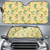 Beach Themed Pattern Print Design 01 Car Sun Shade-JORJUNE.COM