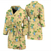 Beach Themed Pattern Print Design 01 Men Bathrobe-JORJUNE.COM