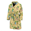 Beach Themed Pattern Print Design 01 Men Bathrobe-JORJUNE.COM