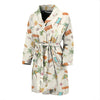 Beach Themed Pattern Print Design 05 Men Bathrobe-JORJUNE.COM