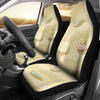 Beach with Seashell Theme Universal Fit Car Seat Covers