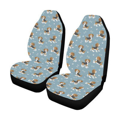 Beagle Pattern Print Design 02 Car Seat Covers (Set of 2)-JORJUNE.COM