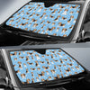 Beagle Pattern Print Design 03 Car Sun Shade-JORJUNE.COM