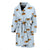 Beagle Pattern Print Design 06 Men Bathrobe-JORJUNE.COM