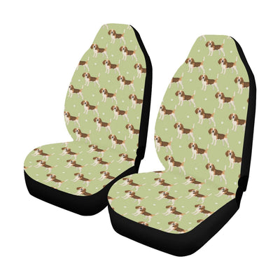 Beagle Pattern Print Design 07 Car Seat Covers (Set of 2)-JORJUNE.COM