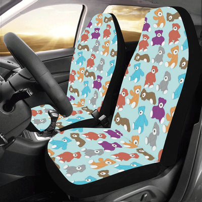 Bear Cute Pattern Print Design 03 Car Seat Covers (Set of 2)-JORJUNE.COM