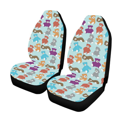 Bear Cute Pattern Print Design 03 Car Seat Covers (Set of 2)-JORJUNE.COM