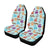 Bear Cute Pattern Print Design 03 Car Seat Covers (Set of 2)-JORJUNE.COM