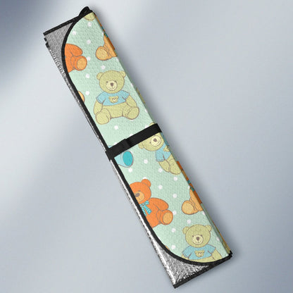 Bear Pattern Print Design 02 Car Sun Shade-JORJUNE.COM