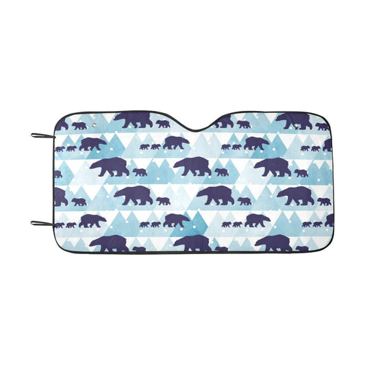 Bear Pattern Print Design BE01 Car Sun Shade-JorJune