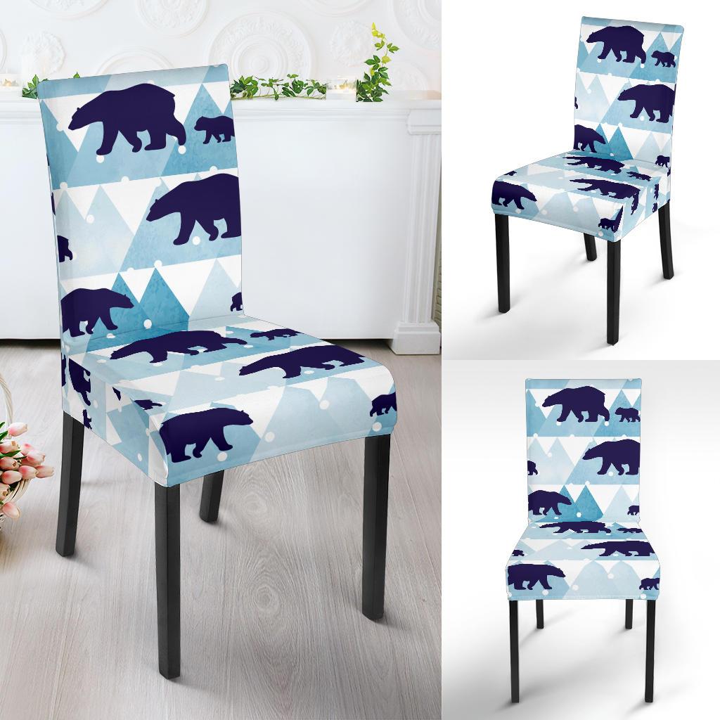 Bear Pattern Print Design BE01 Dining Chair Slipcover-JORJUNE.COM
