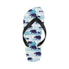 Bear Pattern Print Design BE01 Flip Flops-JorJune