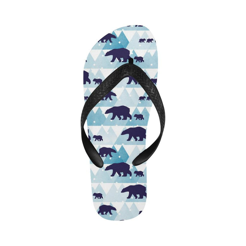 Bear Pattern Print Design BE01 Flip Flops-JorJune