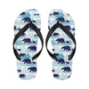 Bear Pattern Print Design BE01 Flip Flops-JorJune