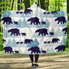 Bear Pattern Print Design BE01 Hooded Blanket-JORJUNE.COM