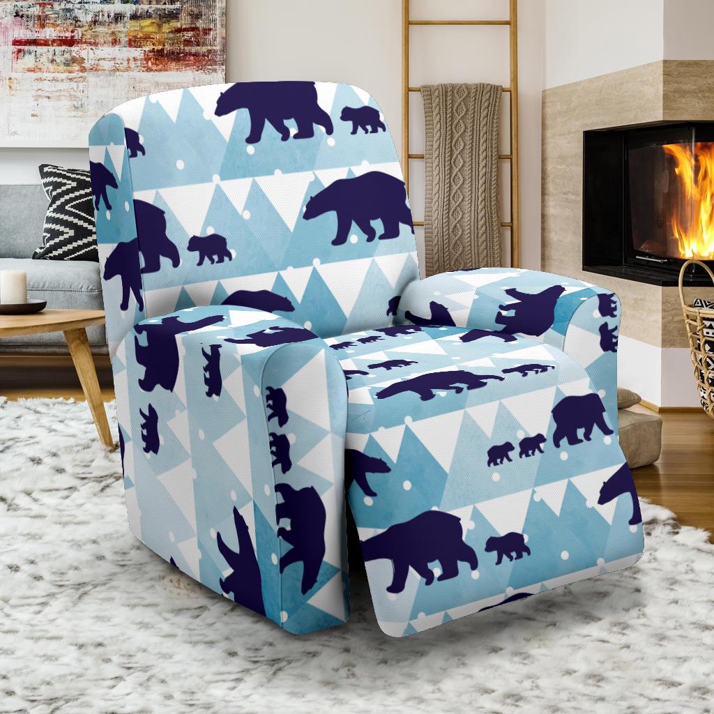 Bear Pattern Print Design BE01 Recliner Slipcover-JORJUNE.COM