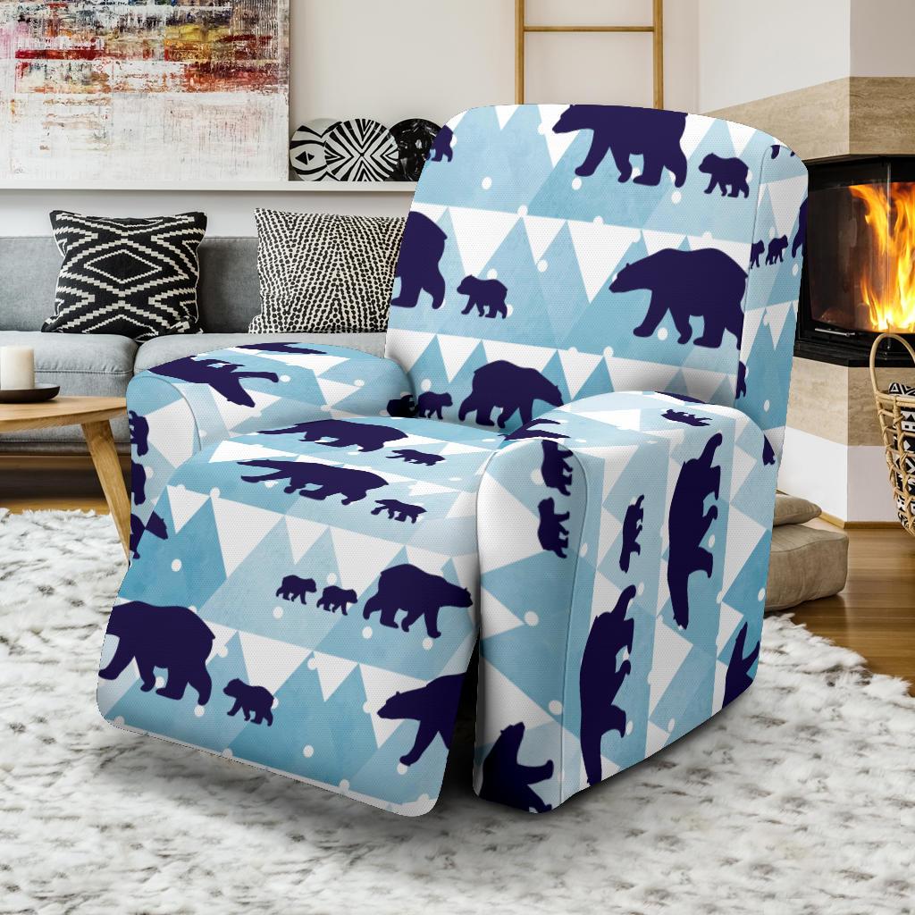 Bear Pattern Print Design BE01 Recliner Slipcover-JORJUNE.COM