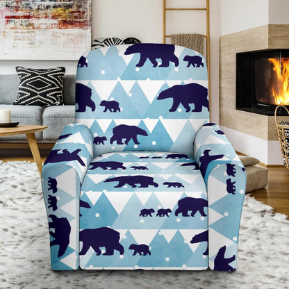Bear Pattern Print Design BE01 Recliner Slipcover-JORJUNE.COM