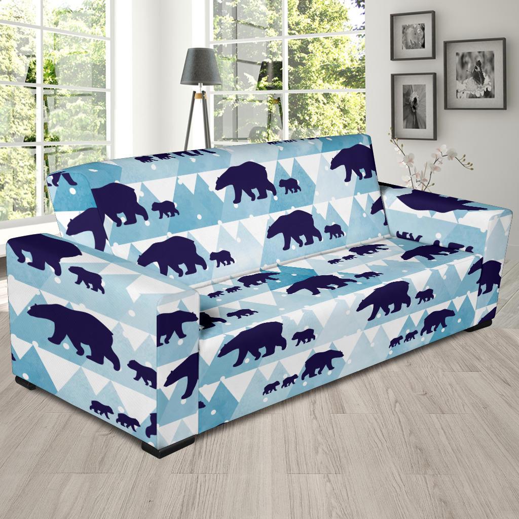 Bear Pattern Print Design BE01 Sofa Slipcover-JORJUNE.COM