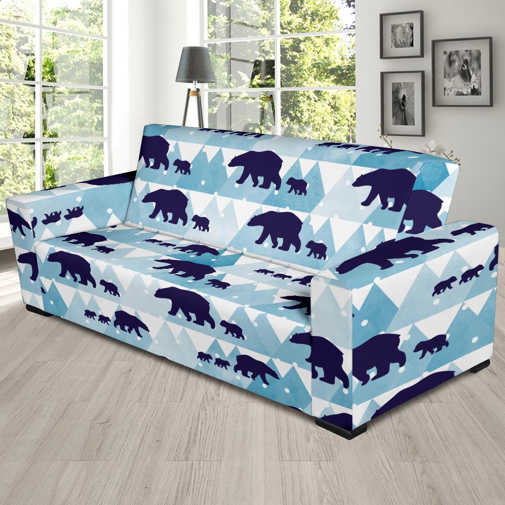 Bear Pattern Print Design BE01 Sofa Slipcover-JORJUNE.COM