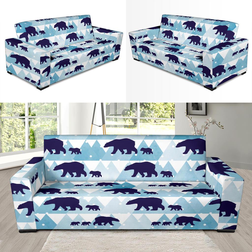 Bear Pattern Print Design BE01 Sofa Slipcover-JORJUNE.COM