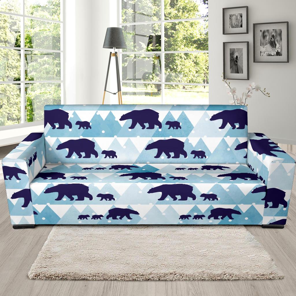 Bear Pattern Print Design BE01 Sofa Slipcover-JORJUNE.COM