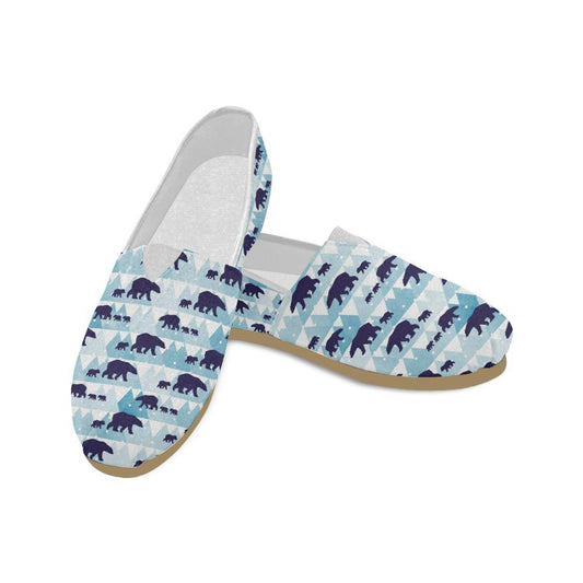 Bear Pattern Print Design BE01 Women Casual Shoes-JorJune.com