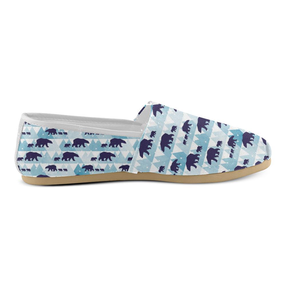Bear Pattern Print Design BE01 Women Casual Shoes-JorJune.com