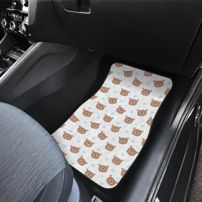 Bear Pattern Print Design BE02 Car Floor Mats-JorJune