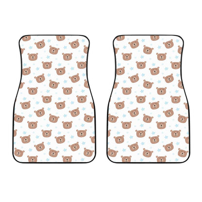 Bear Pattern Print Design BE02 Car Floor Mats-JorJune