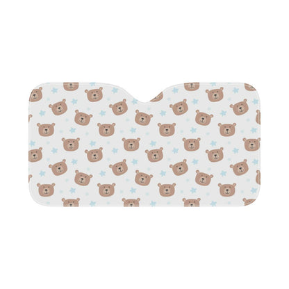 Bear Pattern Print Design BE02 Car Sun Shade-JorJune