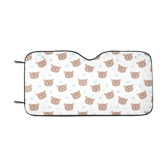 Bear Pattern Print Design BE02 Car Sun Shade-JorJune