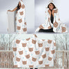 Bear Pattern Print Design BE02 Hooded Blanket-JORJUNE.COM