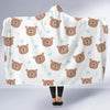 Bear Pattern Print Design BE02 Hooded Blanket-JORJUNE.COM