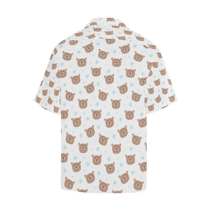 Bear Pattern Print Design BE02 Men Hawaiian Shirt-JorJune