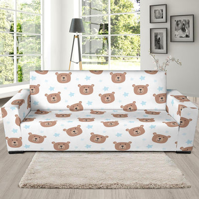 Bear Pattern Print Design BE02 Sofa Slipcover-JORJUNE.COM