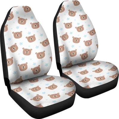 Bear Pattern Print Design BE02 Universal Fit Car Seat Covers