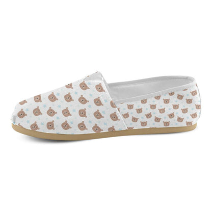 Bear Pattern Print Design BE02 Women Casual Shoes-JorJune.com