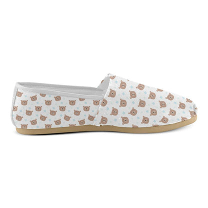 Bear Pattern Print Design BE02 Women Casual Shoes-JorJune.com