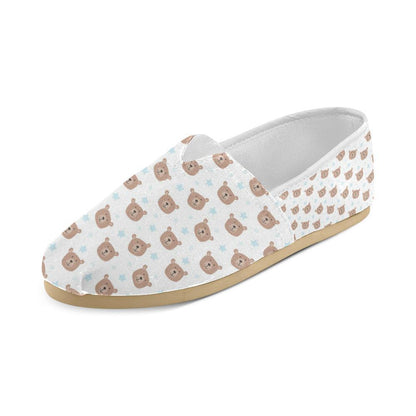 Bear Pattern Print Design BE02 Women Casual Shoes-JorJune.com