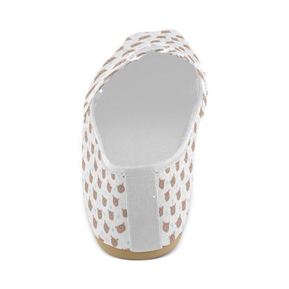 Bear Pattern Print Design BE02 Women Casual Shoes-JorJune.com