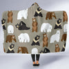 Bear Pattern Print Design BE03 Hooded Blanket-JORJUNE.COM