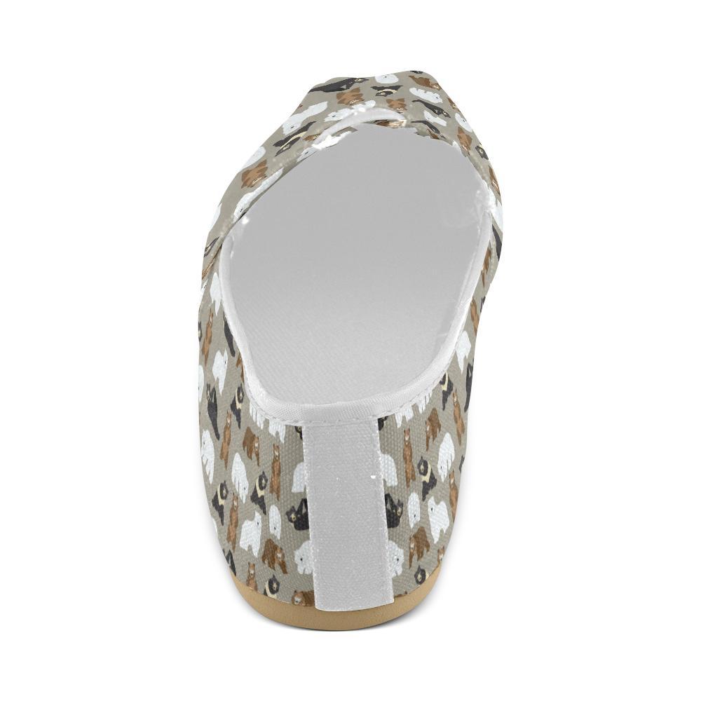 Bear Pattern Print Design BE03 Women Casual Shoes-JorJune.com